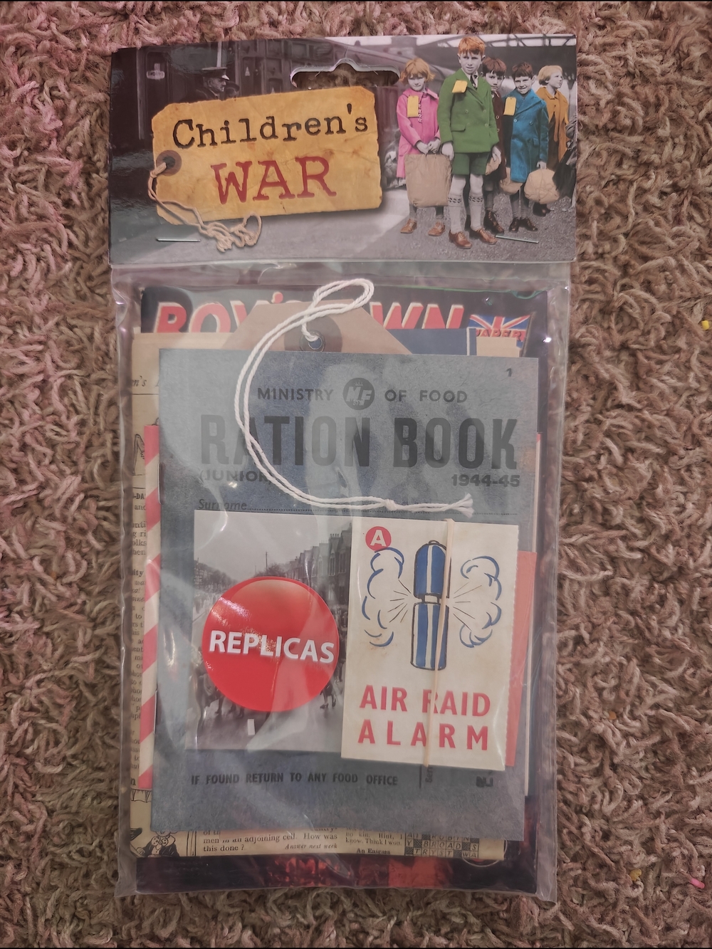 Children's War Replica Play Set – Red and Blue Accessories